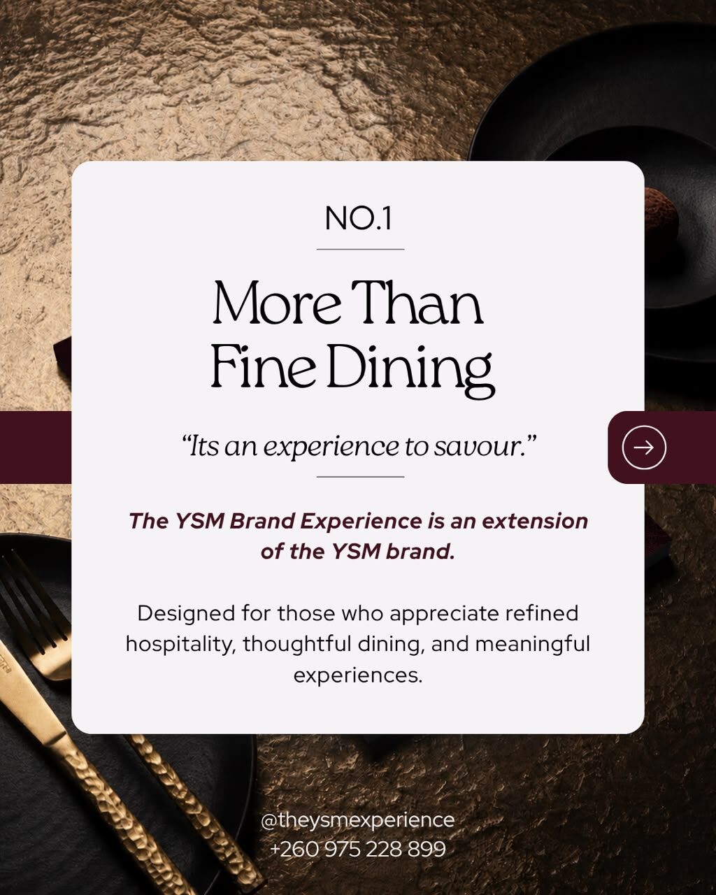 Burgundy in Bloom — fine dining experience detail